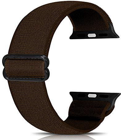 Ecogbd Elastic Replacement Strap Compatible with Apple Watch Strap 38mm 40mm 41mm 42mm 44mm 45mm 49mm, Soft Fabric Nylon Strap for iWatch Series 9,8,7,6,5,4,3,2,1,SE Women Men