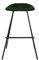 Tenzo TED Set 2 er-Ser barhocker aus grünem Manchester Stoff, barstühle, Masse: H73 x B42 x T48 x SH73 cm