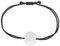 Selfmade Jewelry Armband Damen Silber Mandala Handgemachtes Makramee Armkettchen mit Lebensblume Inkl. Geschenk-Verpackung (Silber - Schwarz)