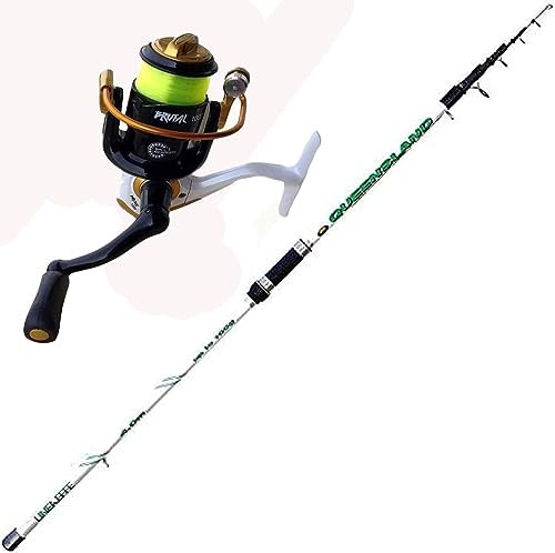 Canna Pesca Beach Ledgering Surfcasting Con Mulinello E Filo Mare Kit
