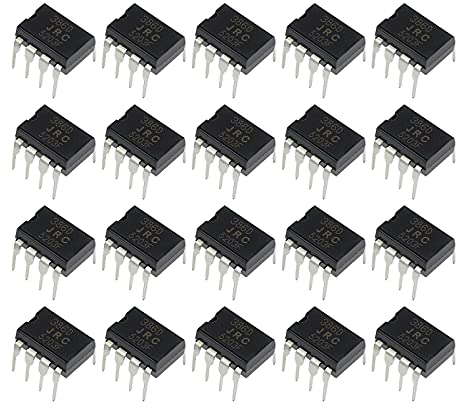 eMagTech LM386N IC Audio Verstärker DIP8 Recorder Leistungsverstärker Lautsprecher Niedereingang Spannungsregler 20 Stück
