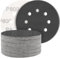 STEBRUAM 50PCS 125mm Dry Wet Sanding Discs 800 Grit, Hook and Loop Sandpaper Silicon Carbide Orbital Sander Discs for Polishing/Metal/Automotive