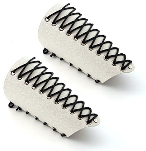 MILAKOO Arm Rüstung Leder breite Manschette Wickelhandschuh Armband Verschluss Manschette Herren