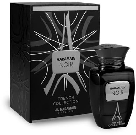 Al Haramain Noir French Collection 100ml Eau de Parfum | Luxury Arabic Perfume for Women & Men | Premium Oriental Spicy & Woody Fragrance | All-Day Scent | Elegant Gift Perfume