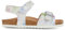 Geox J Adriel Girl C Sandal, White/PINK, 31 EU