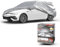 WALSER Bâche de Protection pour Voiture All Weather Basic, 100% bâche Voiture imperméable, Housse Voiture imperméable, Bâche de Voiture Bâche Complet Taille 4 Combi Argent