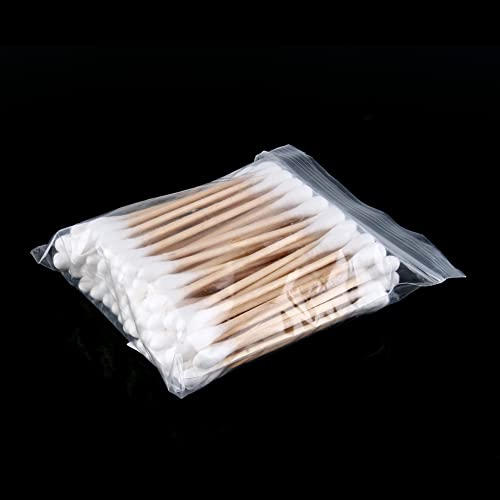 Hisopo De Algodón De Doble Cabeza Natural, Pinceles De Maquillaje De Madera Para La Salud, Punta De Bastoncillos De Algodón Para Palillos De Madera Médicos, Limpieza De Orejas Y Nariz, Herramientas De