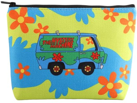 Make-up-Tasche mit Cartoon-Film, Mystery-Maschine, Geschenk für beste Freunde, Mystery-Van-Kosmetiktasche, Mystery Van UK, Beutel