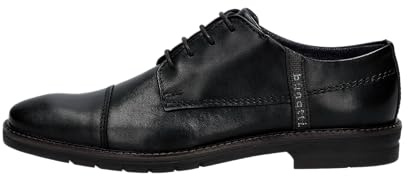 bugatti Herren Businessschuhe, Männer Business Schnürer,Freizeit,Schnuerschuhe,Schnuerer,straßenschuhe,Strassenschuhe,schwarz (1000),48 EU / 12.5 UK