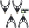 U-Brhein 4Pcs Carp Fishing Rod Rest - Butt & Front Rests, Fits All Rod Pods & Bank Sticks