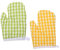 MUCKLILY Microwave Gloves Oven Mitts Hanging Rope Heat Insulated Baking Gloves for Boys and Girls Adults