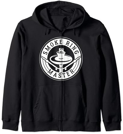 Smoke Ring Master Shisha Shisha Rauchermotiv Kapuzenjacke