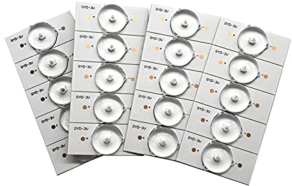 ERYUE 20PCS 3V SMD Lamp Beads mit optischem Linsenfliter für 32-65 LED TV Reparatur LED Lichtstreifen Teile Zubehör