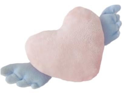 Kaohxzklcn Schöner rosa Herzflügel-Anhänger für DIY Auto Schlüsselanhänger Brosche handgemachtes Zubehör Stirnband Tasche hängende Dekoration Kleidung Dekoration DIY Kits für Frauen Mädchen, rose
