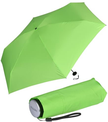 Doppler Super Mini Fiber Compact Taschenschirm extem leicht und klein - green
