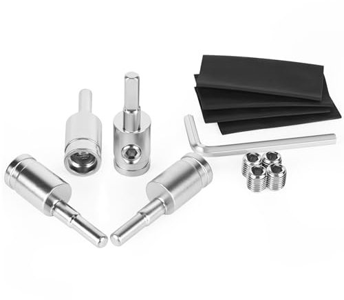 Tottist Amp Input Reducer 4 Gauge to 8 Gauge (4PCS) Car Stereo Audio AWG Pin Power Ground Wire Reducer 4PCS