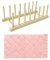 1 Piece Cabinet Organizer, 1 Piece Coral Flannel, Pot Cover, Plate Organizer, Cabinet Plate Rack Kitchen Storage Tool Rack, Pots and Pans Organizer, Cabinet Organizer