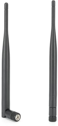 WiFi Antenna Pc, Motherboard WiFi Antenna High Gain 2.4/5.8G 2PCs Router Antenna WiFi System 6DB Computer WiFi Antenna Dual Band SMA Inner Hole