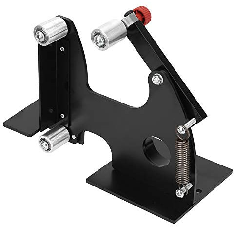 Adaptateur de Ponceuse à Bande pour Meuleuse d'angle, Kit D'outils de Polissage pour Meuleuse d'angle à Broche M14, Moins de Bruit, Haute stabilité pour Un Travail de Précision,