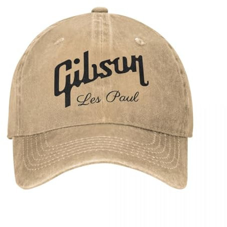 IEINYAUP Gitarre Gibsones Baseballmütze Mode Distressed Denim Washed Snapback Hut Unisex Outdoor Workouts Hüte Kappe