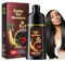 Instant Black Hair Shampoo Semi Permanent Haarfarbe Schwarz, Black Hair Dye Shampoo 5 in 1 Anti Grau Shampoo Frauen, Natürliches Sofort Farbshampoo für Männer und Frauen 500 ML (Schwarz)
