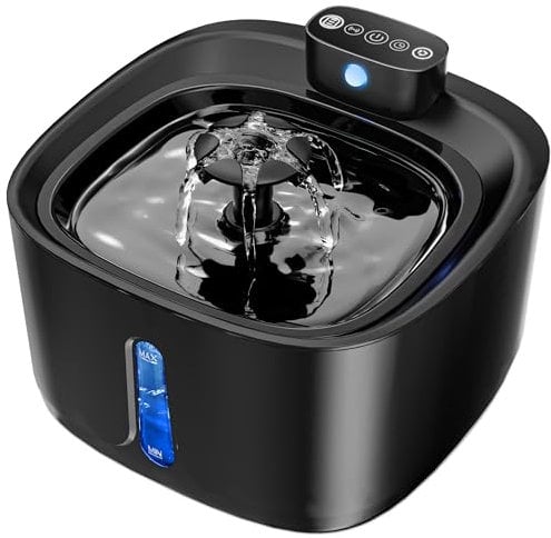 Katze Trinkbrunnen Katzenbrunnen Kabellos3.2L 4000mAh Trinkbrunnen mit Bewegungsmelder 4000mAh für Katzen Trinkbrunnen Große