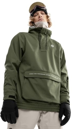 SIROKO - Snowboardjacke mit Kängurutasche W3 Robson - L - Grün