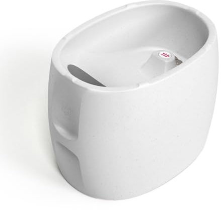 OKBABY Unica - Baignoire 0-4 ans à double usage, thermomètre intégré et support ergonomique - Baignoire et mini-piscine pour enfants - Granit