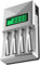 STOBOK Battery Charger Digital Display for Aa Aaa Batteries Slots Smart Fast Charger