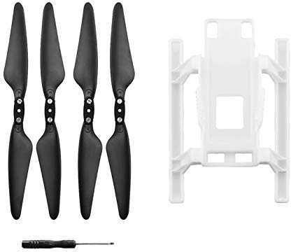 Yurefax Círculo de protección de hélice con Tren de Aterrizaje Elevado, for HUBSAN, Zino H117S Accesorio for dron con protección extendida y desmontaje rápido Hélice para dron(Set 2)