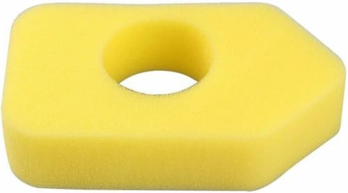 Gelber Luftfilter für Briggs and Stratton 10T Serie 300-550 Serie 3,5 bis 4,5 PS Motoren, ersetzt Briggs and Stratton 698369 Rasenmäher-Luftfilter, 1 Stück