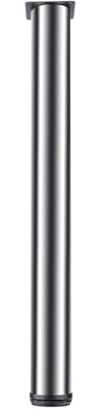 Pieds de meubles réglables en métal, hauteur réglable en acier inoxydable, support de bureau pour établi, 1 pièce avec vis (115 cm)