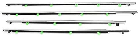4X Car Window Moulding Trim Weatherstrips Seal Fits for Honda CR-V CRV 2007-2011