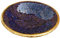 GURU SHOP Runde Mosaikschale, Untersetzer, Dekoschale, Handgearbeitete Keramik & Glas Obst Schale - Design 12, Violett, Größe: Klein (Ø 29 Cm), Schalen
