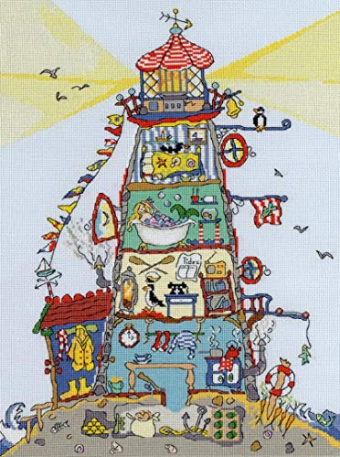 Bothy Threads Kreuzstich-Set Der Leuchtturm, 26x35cm, XCT1, Zählmuster