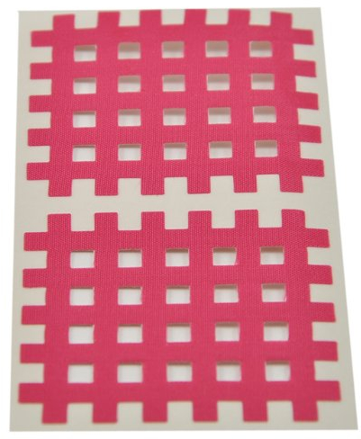 Medicalcorner24 - Nastro kinesiologico, 5,2 cm x 4,4 cm, 10 Fogli, Colore: Rosa
