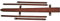 SZCO Supplies Top Grain Leather Sword Sheath, 31-Inch