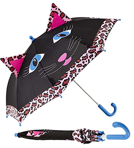 ShedRain Kids Umbrella for Girls & Boys - Pinch-Proof, Easy Grip Handle, Compact Children's School & Travel Umbrella