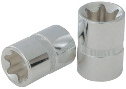 KS Tools 1/2' Chromeplus Torx-E-Stecknuss, E20, auf Hänger