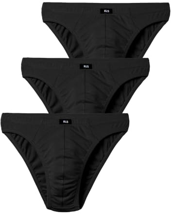 H.I.S Herren Slip | Weich, elastisch & formstabil, Figurbetonter Schnitt, Logo-Bund