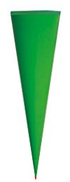 Roth Schultüte Rohling grün 70 cm rund mit Roth Spitze