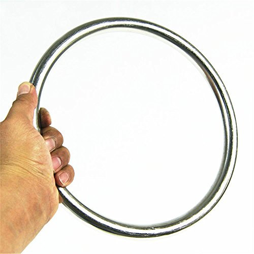 DETECH Wing Chun Kung Fu Edelstahl Trainings Ring Silber