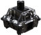 Gateron KS-15 Optical Switches for MX Mechanical Gaming Keyboard | 60g Force | Linear | Clear Top RGB Switches for Backlit Keyboard | (120 PCS, Black)