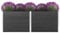 vidaXL Hochbeet Pflanzkübel Gartenbeet Blumenbeet Pflanzkasten Kräuterbeet Blumenkasten Pflanzkasten Gemüsebeet Pflanzbeet 250x100x91cm WPC Grau
