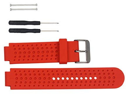 Huabao Armband Kompatibel mit Garmin Approach S20 S5 S6,Verstellbares Silikon Sport Strap Ersatzband für Garmin Approach S20 S5 S6 Watch (rot)