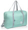 Handgepäck Tasche für Flugzeug Reisetasche Klein Faltbare Handgepäck Koffer 55x40x20cm / 45x36x20cm Sporttasche Krankenhaustasche Weekendertasche von WANDF (B - Minzgrün mit Schultergurt)