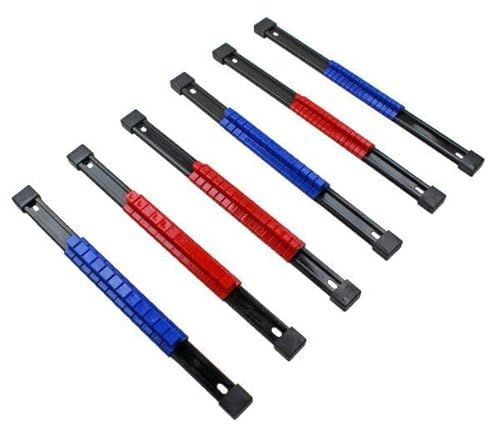 US PRO Tools 6 Piece 1/4, 3/8, 1/2 Drive Socket Storage Rails 86 Clips 3461