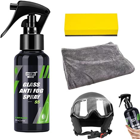 Anti Fog Car Glass Cleaner - Waterproof Anti Fog Spray,Long-Lasting Glasses Anti Fog Spray for Glasses, Mirrors, and Swim Goggles
