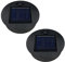 ULEMONDEE Solarleuchten Ersatz 7cm/8cm,solar Einmachglas Led Einsatz,ersatz Solarmodul Für Gartenleuchten (7cm 2 Stk)