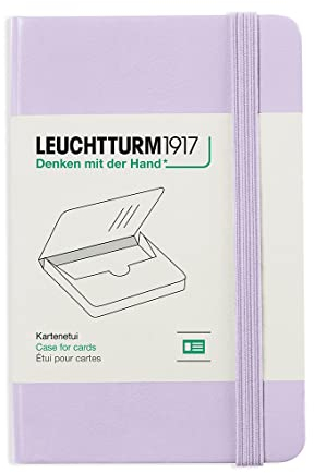 LEUCHTTURM1917 368264 Kartenetui, 65 x 100 x 15 mm, Lilac